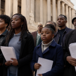 Black voting rights 2026 NAACP advocates outside federal courthouse