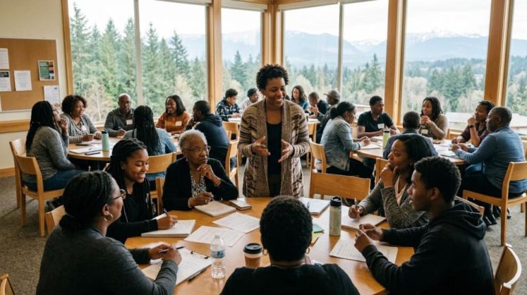 Education Is a Civil Right workshop with Black parents, students and educators in the Pacific Northwest