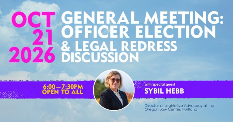 Eugene Springfield NAACP General Meeting 2026 with Sybil Hebb - October 2026 Eugene OR
