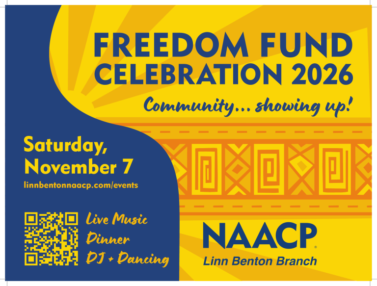 Linn Benton Freedom Fund Celebration 2026 flyer